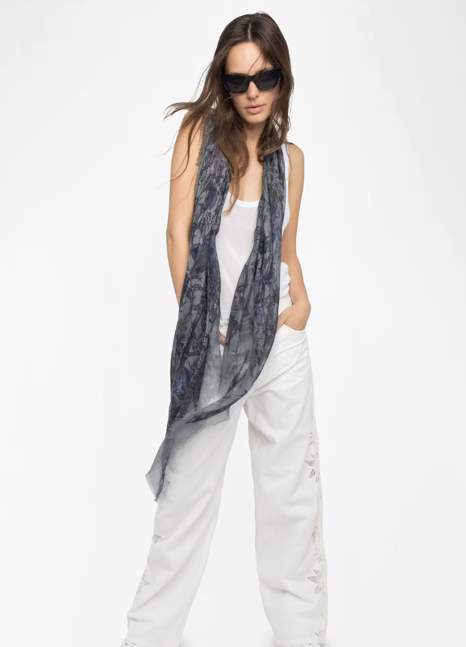 Zadig & Voltaire- Kerry Roses Scarf