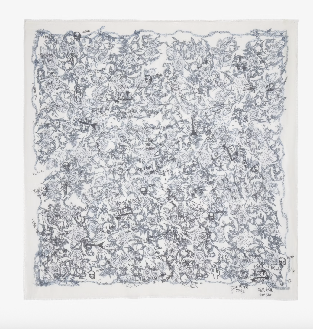 Zadig & Voltaire- Kerry Roses Scarf