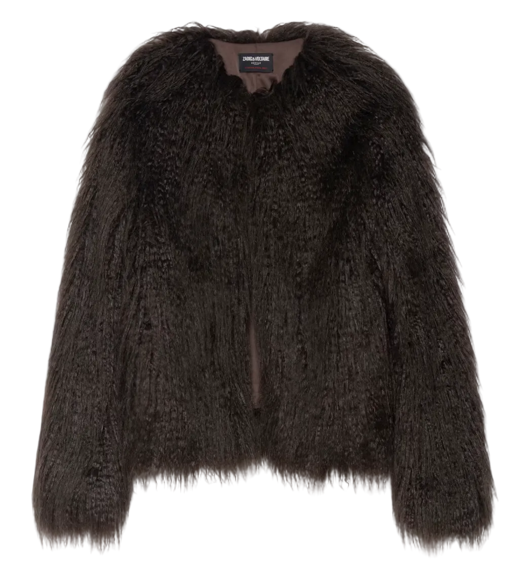 Zadig & Voltaire- Freddie Faux Fur Coat
