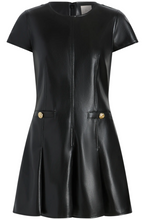 Load image into Gallery viewer, Cinq á Sept- Vegan Leather Nova Dress
