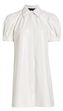Load image into Gallery viewer, alice + olivia- Jem Faux Leather Shirtdress
