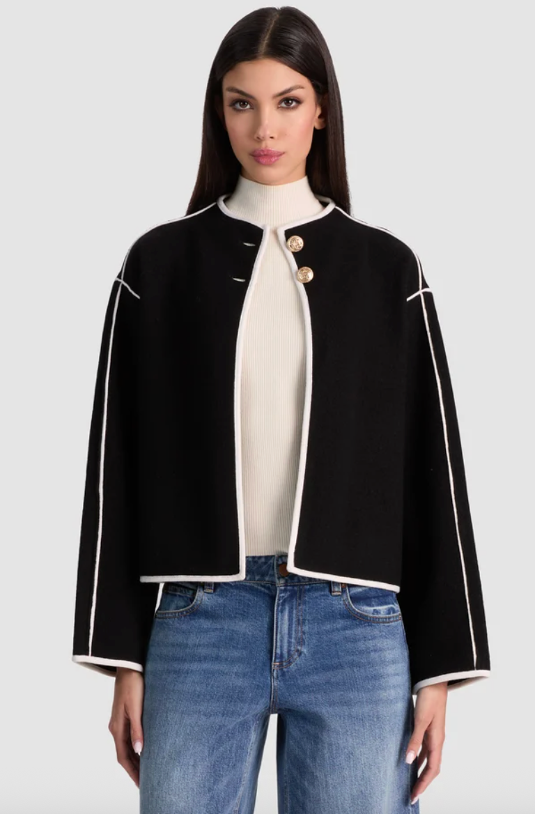alice + olivia- Pearson Sweater Jacket