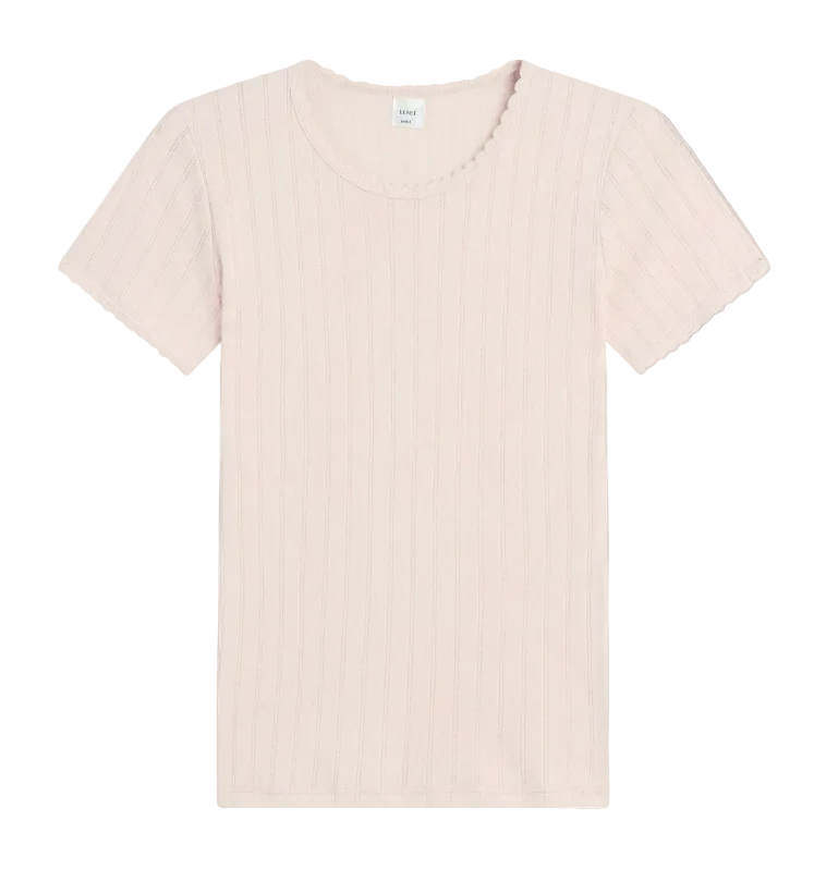 LESET- Pointelle Slim Fit Tee