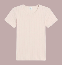 Load image into Gallery viewer, LESET- Pointelle Slim Fit Tee
