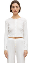 Load image into Gallery viewer, LESET- Pointelle Crop Cardigan
