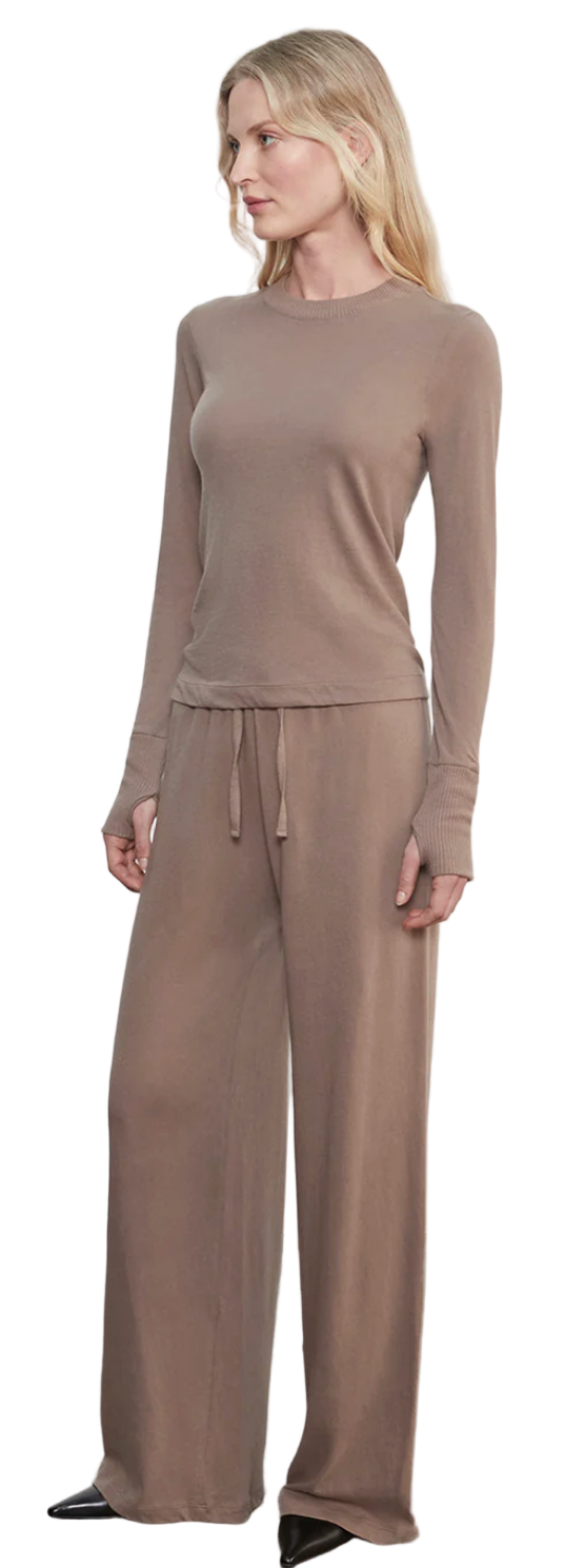 Enza Costa- Cashmere Jersey Bias Pant