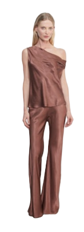 Enza Costa- Bias Cut Satin Pant