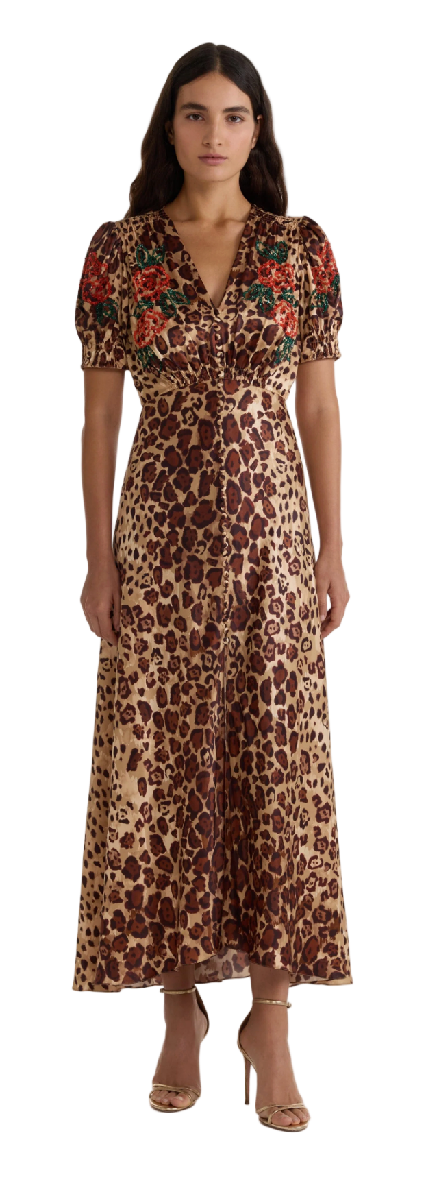 Saloni- Lea Long Dress