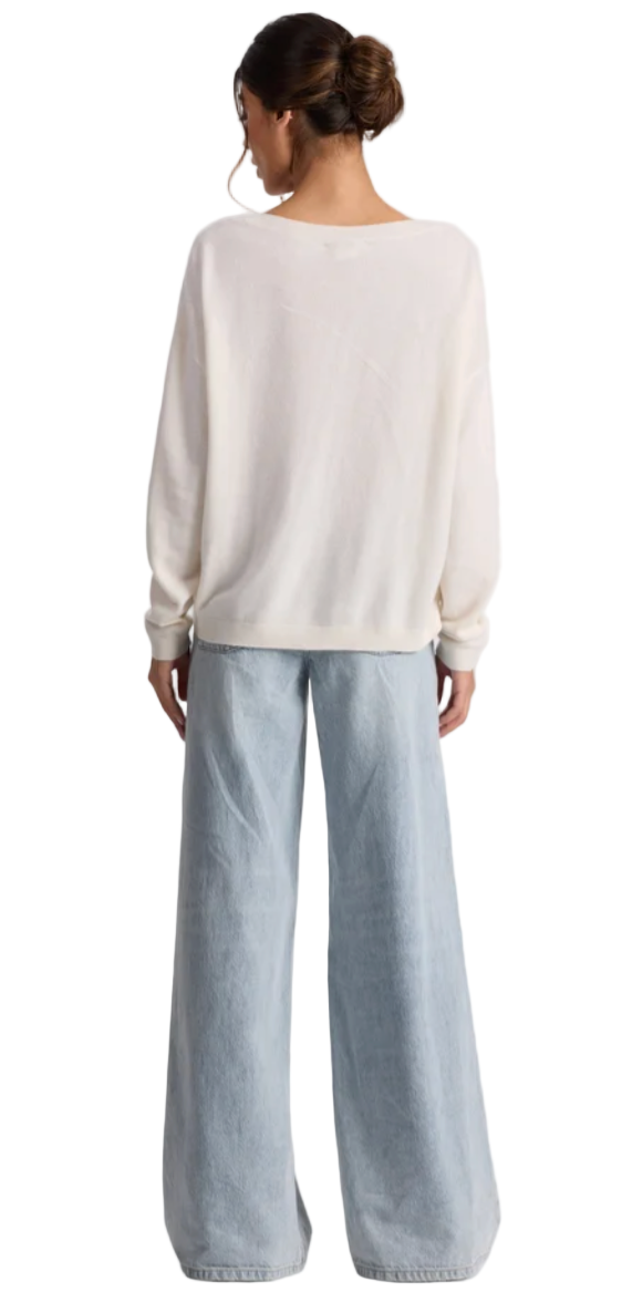alice + olivia- Williams Easy V Neck Pullover