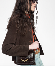 Load image into Gallery viewer, Zadig &amp; Voltaire- Le Zazi Embossed Croco
