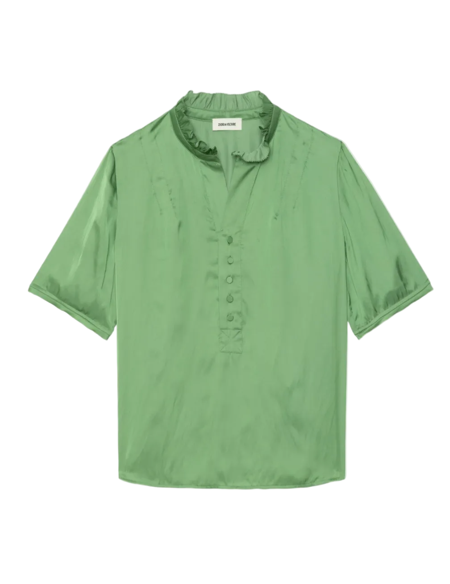 Zadig & Voltaire- Topher Satin Top