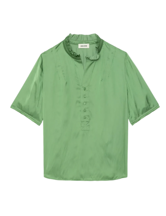 Zadig & Voltaire- Topher Satin Top