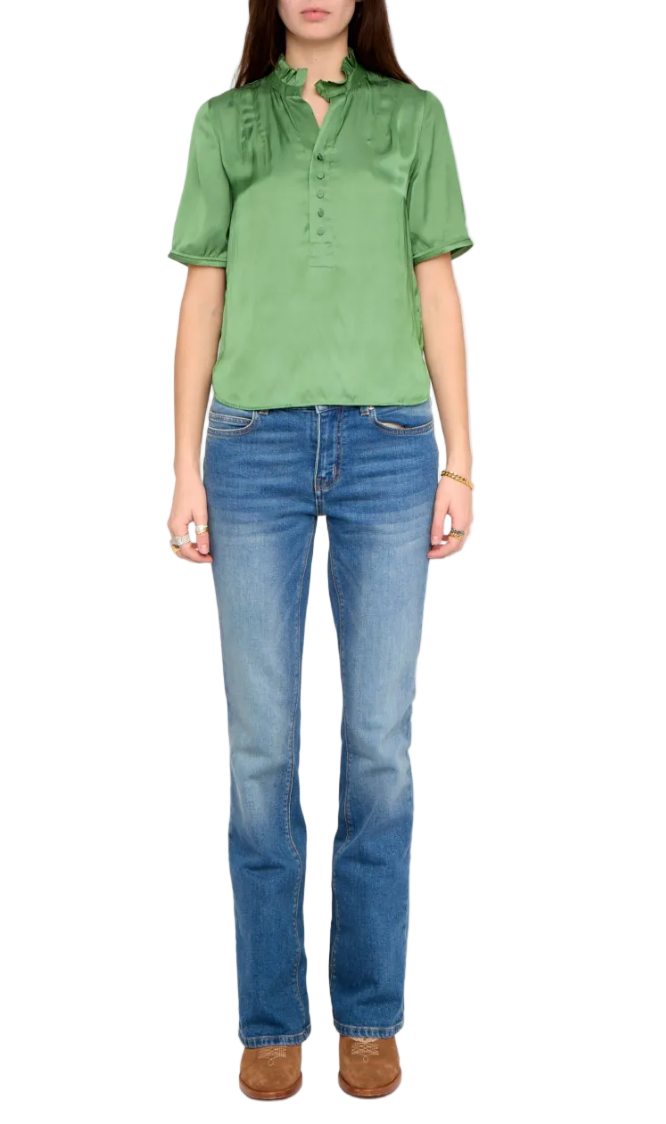 Zadig & Voltaire- Topher Satin Top
