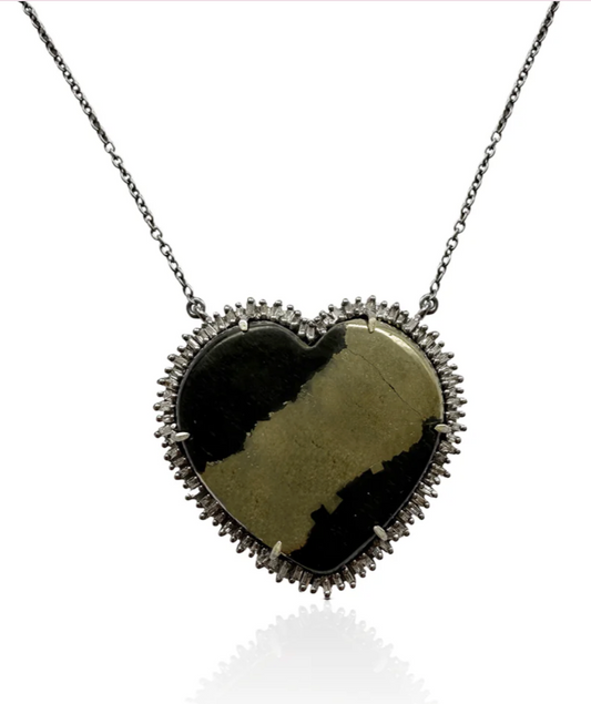 S. Carter- Small Apache Heart Pendant Necklace