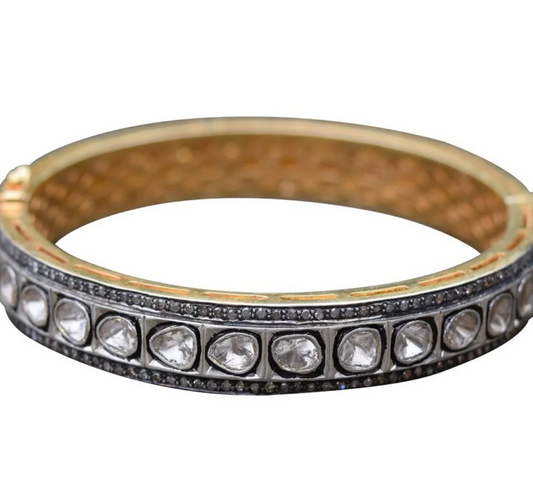 S. Carter- Sliced Diamond Bangle