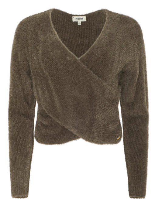 L'Agence- Antonella Crossover Sweater