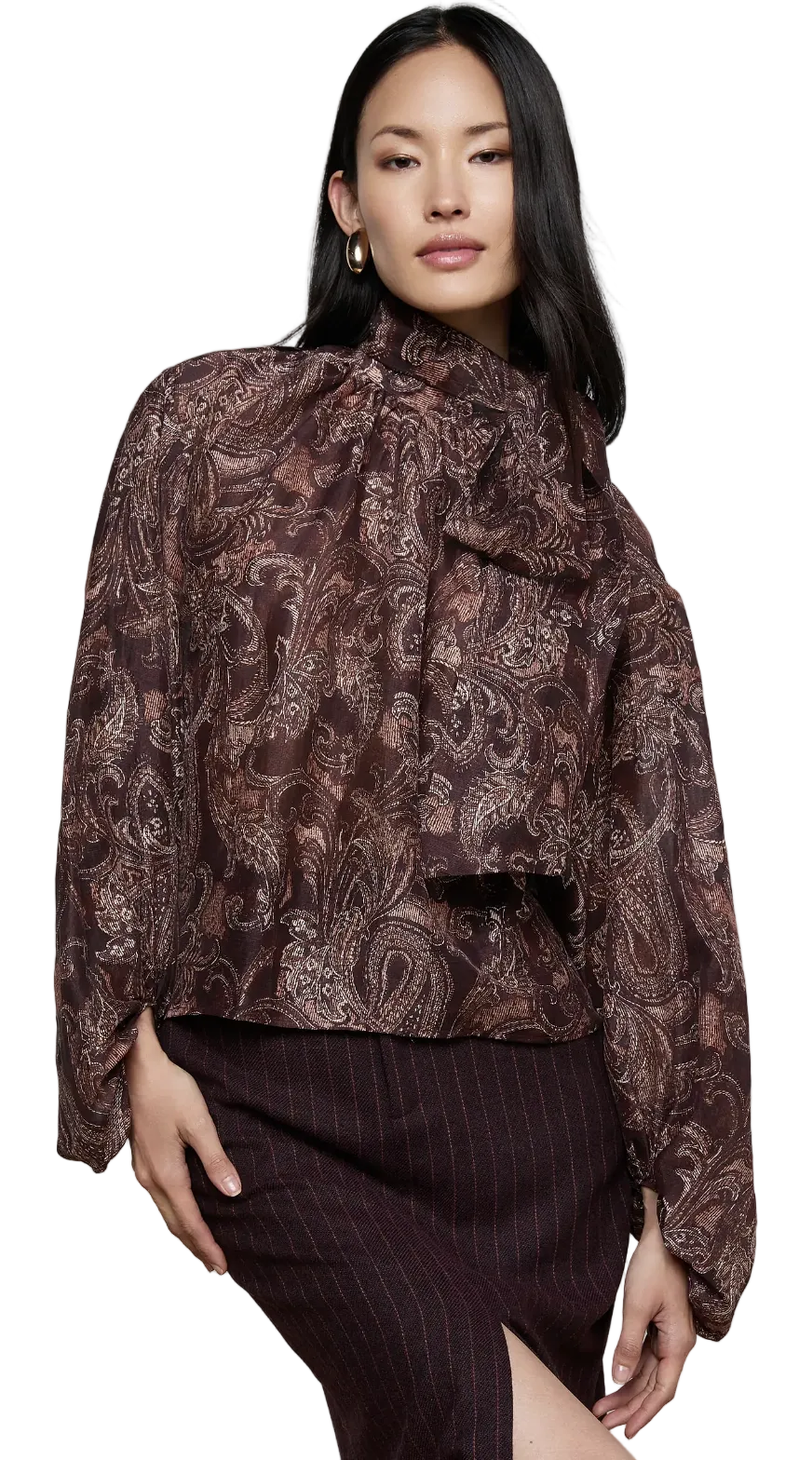 L'Agence- Rhett Oversized Blouse