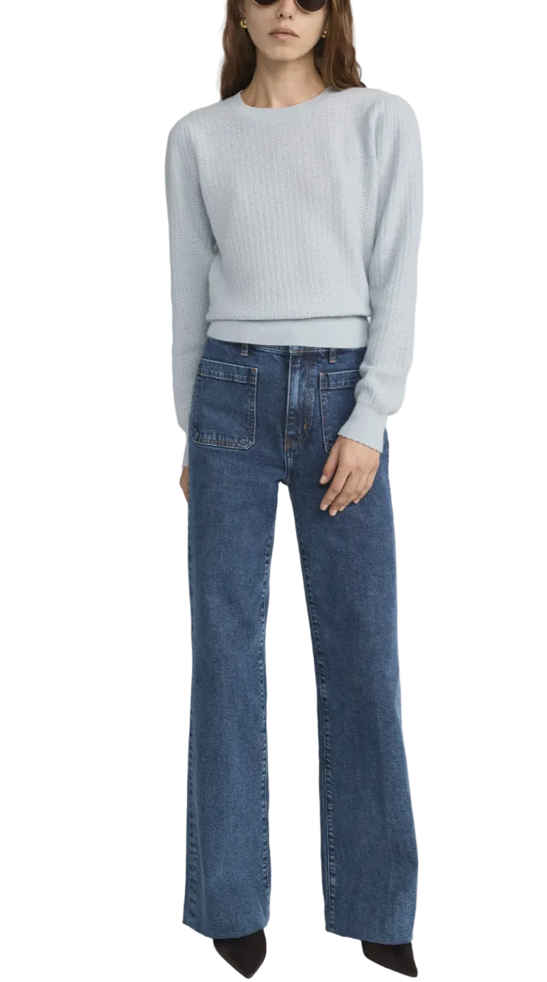 Frame- The Chain Pointelle Sweater