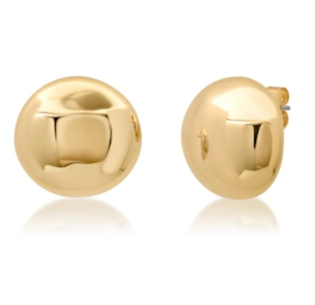 TAI- Puffy Large Button Studs