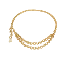 Lele Sadoughi- Gold Chain Belt