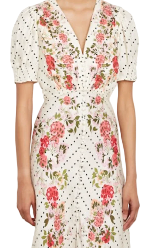 Saloni- Lea Long Dress