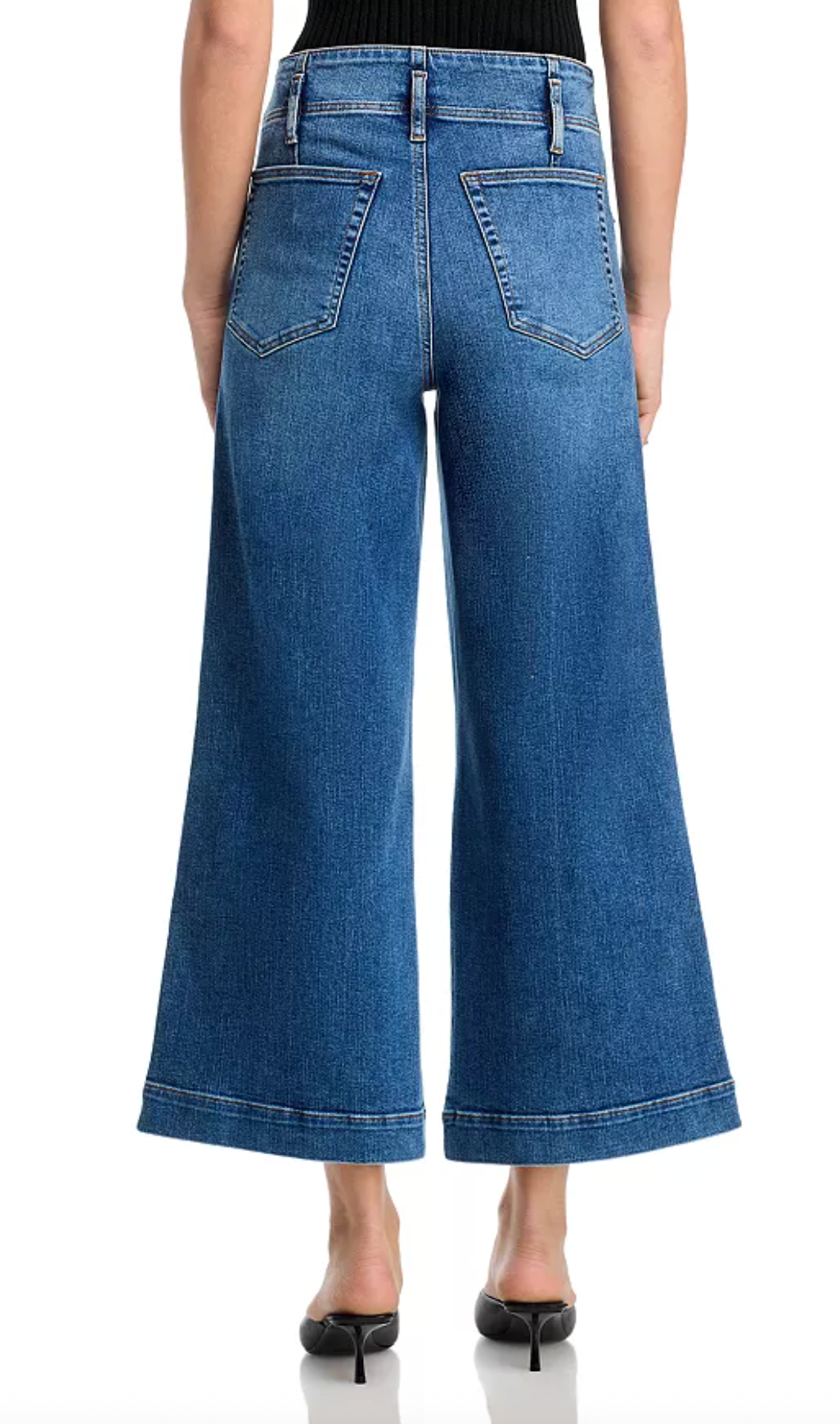 Frame- The Seamed Wide Trouser Crop