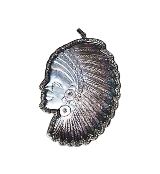 S. Carter- Mother of Pearl Headdress