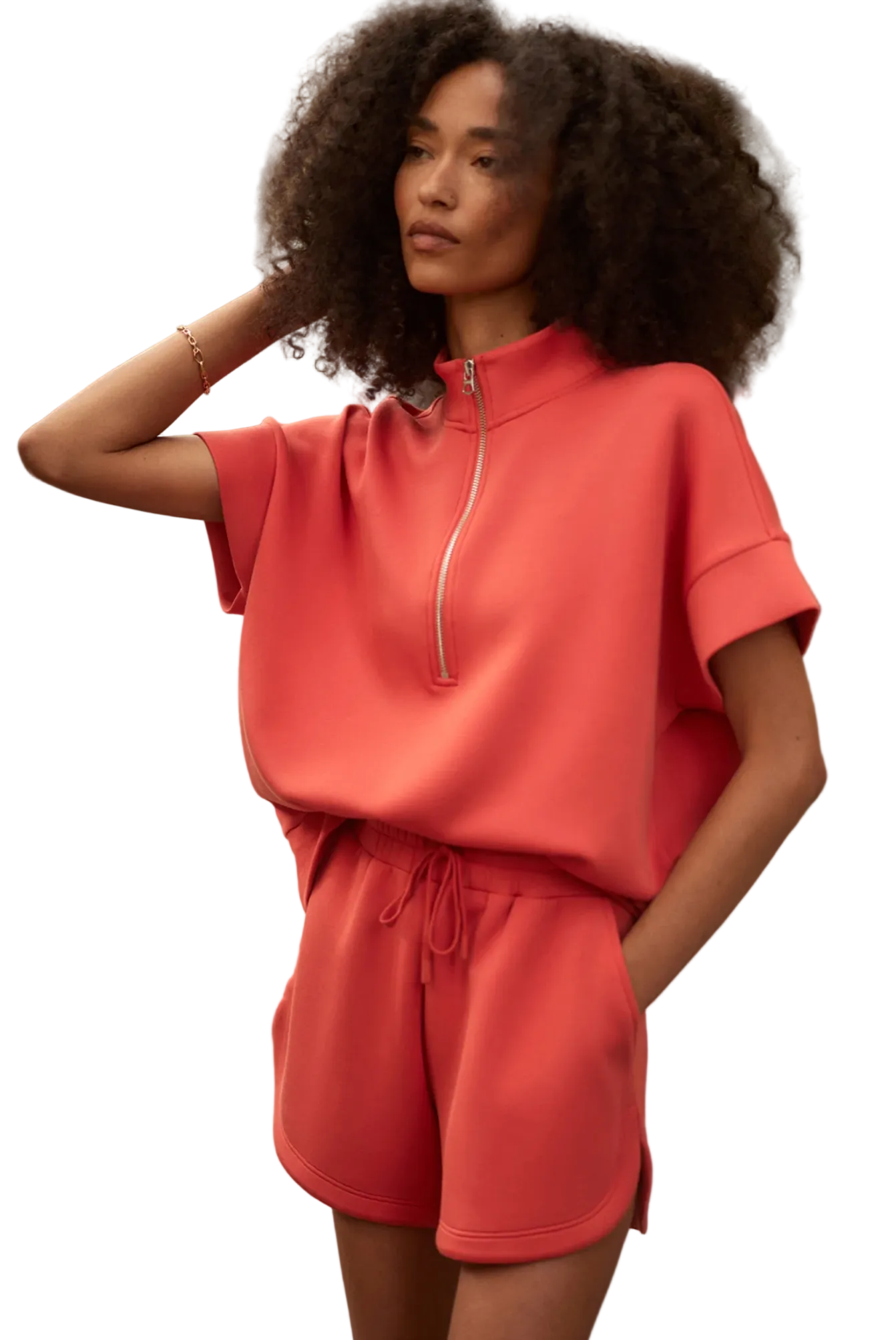 Varley- Ritchie Short Sleeve Sweat