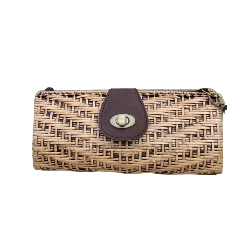 TWR- Rattan Convertible Clutch