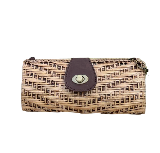 TWR- Rattan Convertible Clutch
