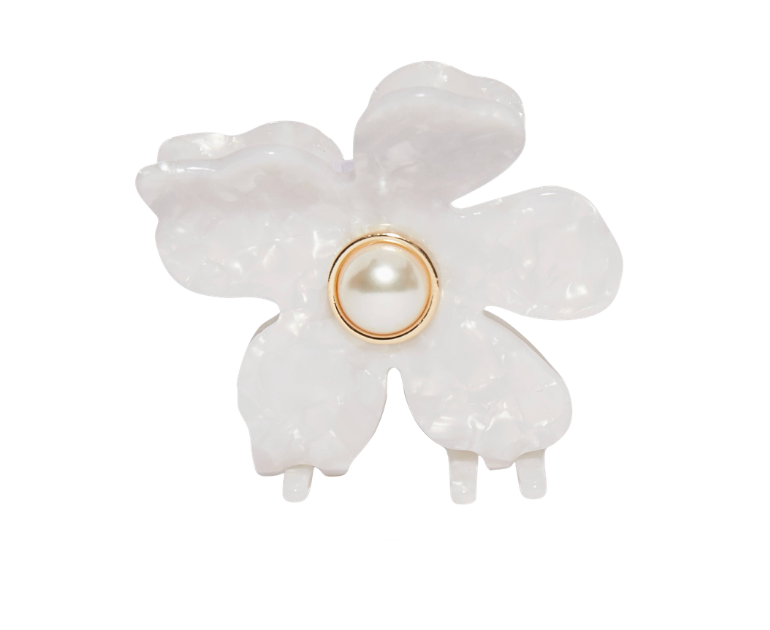 Lele Sadoughi- Mother of Pearl Lily Claw Clip