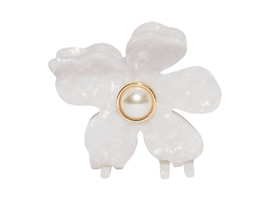 Lele Sadoughi- Mother of Pearl Lily Claw Clip