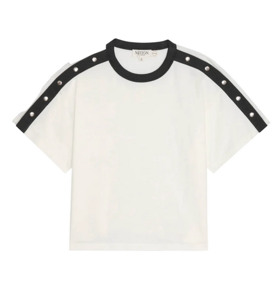 Nation- Ada Button Tee