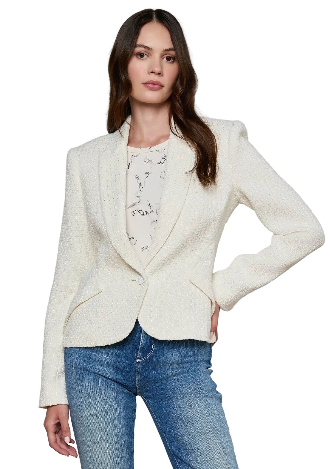 L'Agence- Jennah Tweed Blazer