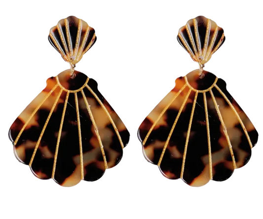 St Armands- Tortoise Shell Earrings