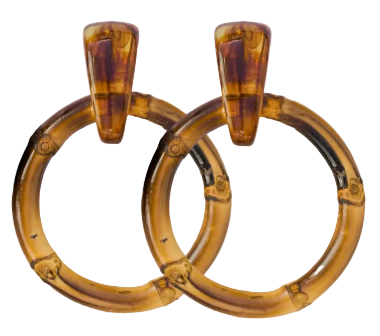St Armands- Bamboo Statement Hoop