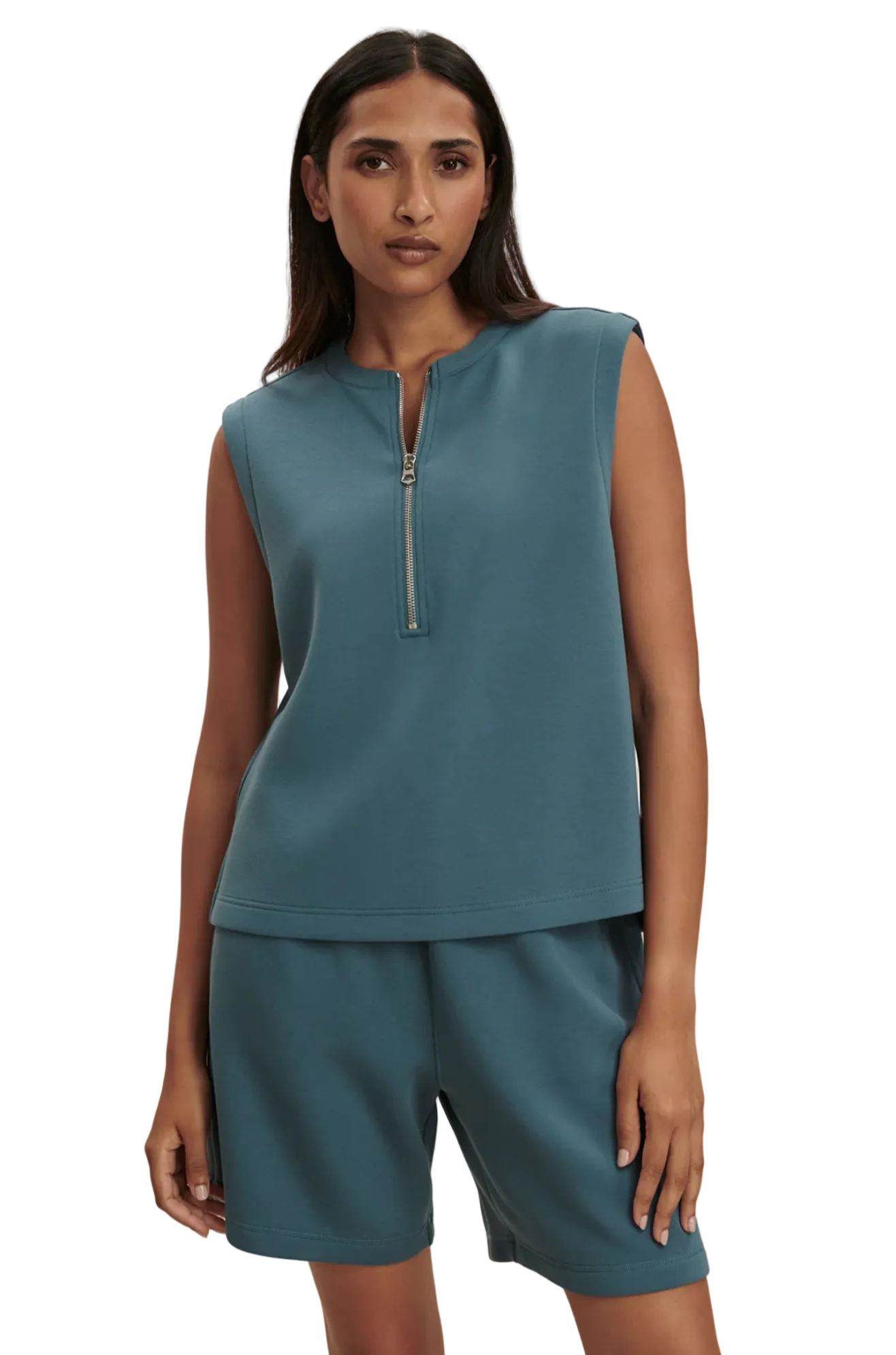 Varley- Simmons Half Zip Tank