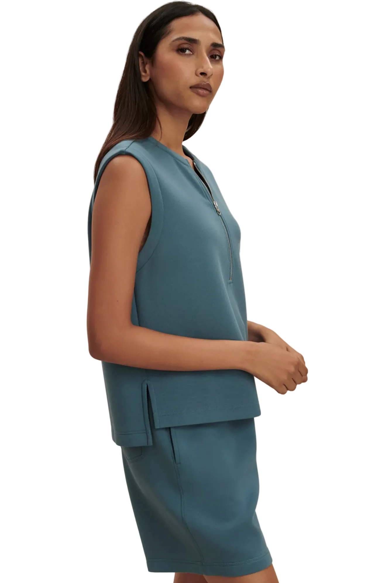 Varley- Simmons Half Zip Tank