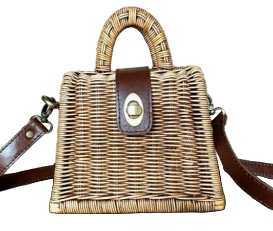 TWR- Petite Rattan Handbag