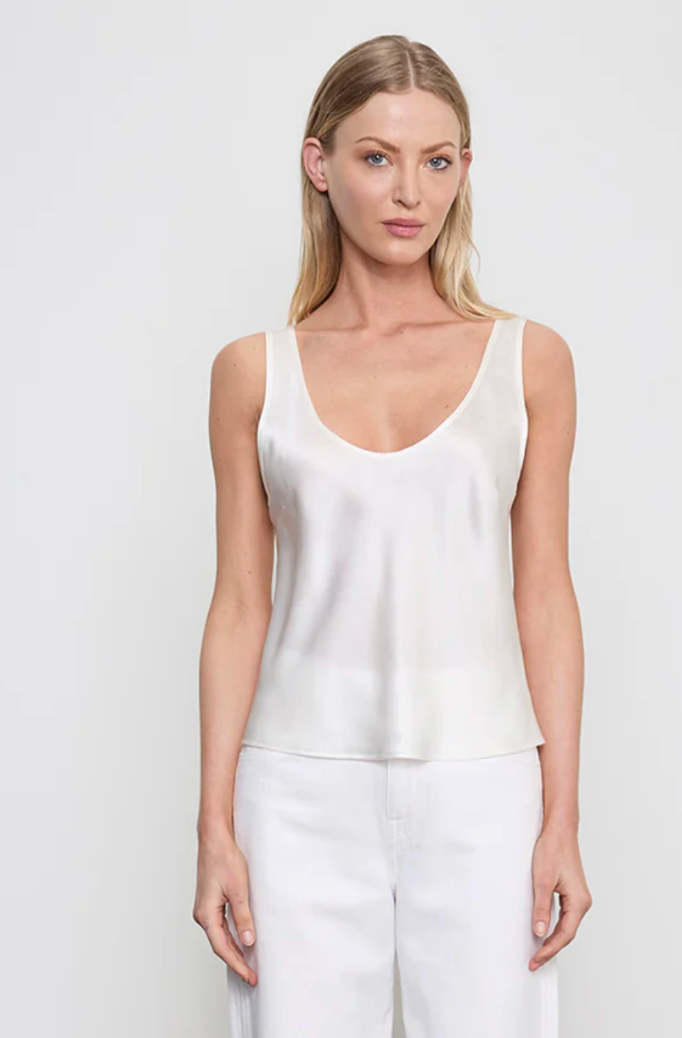 Enza Costa-Silk U tank