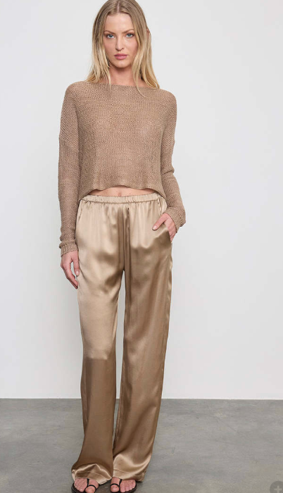 Enza Costa-Linen Open Bateau Top