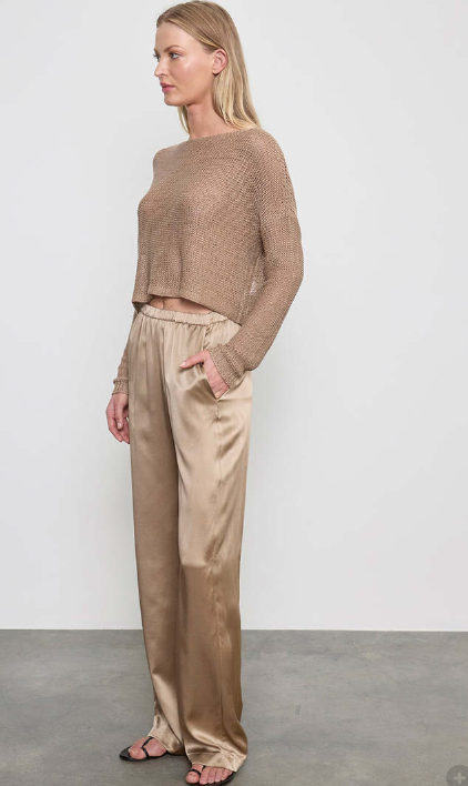 Enza Costa-Linen Open Bateau Top