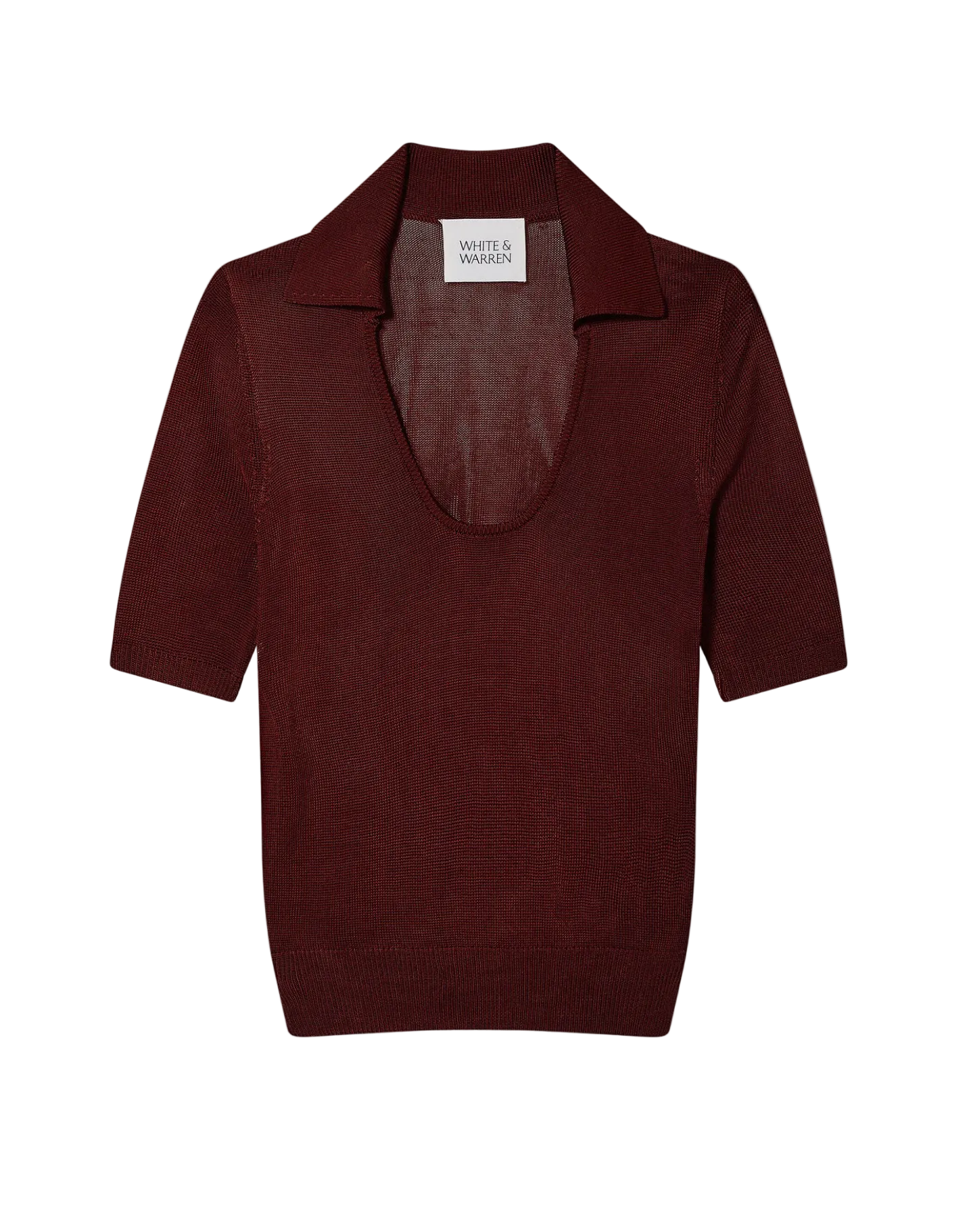 White+Warren- Luster Viscose Scoop Neck Top