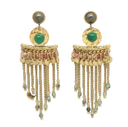 BJ- Fringe Stone Earring