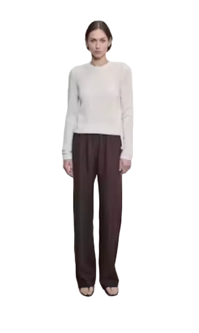 Enza Costa- Cashmere Shrunken Crew