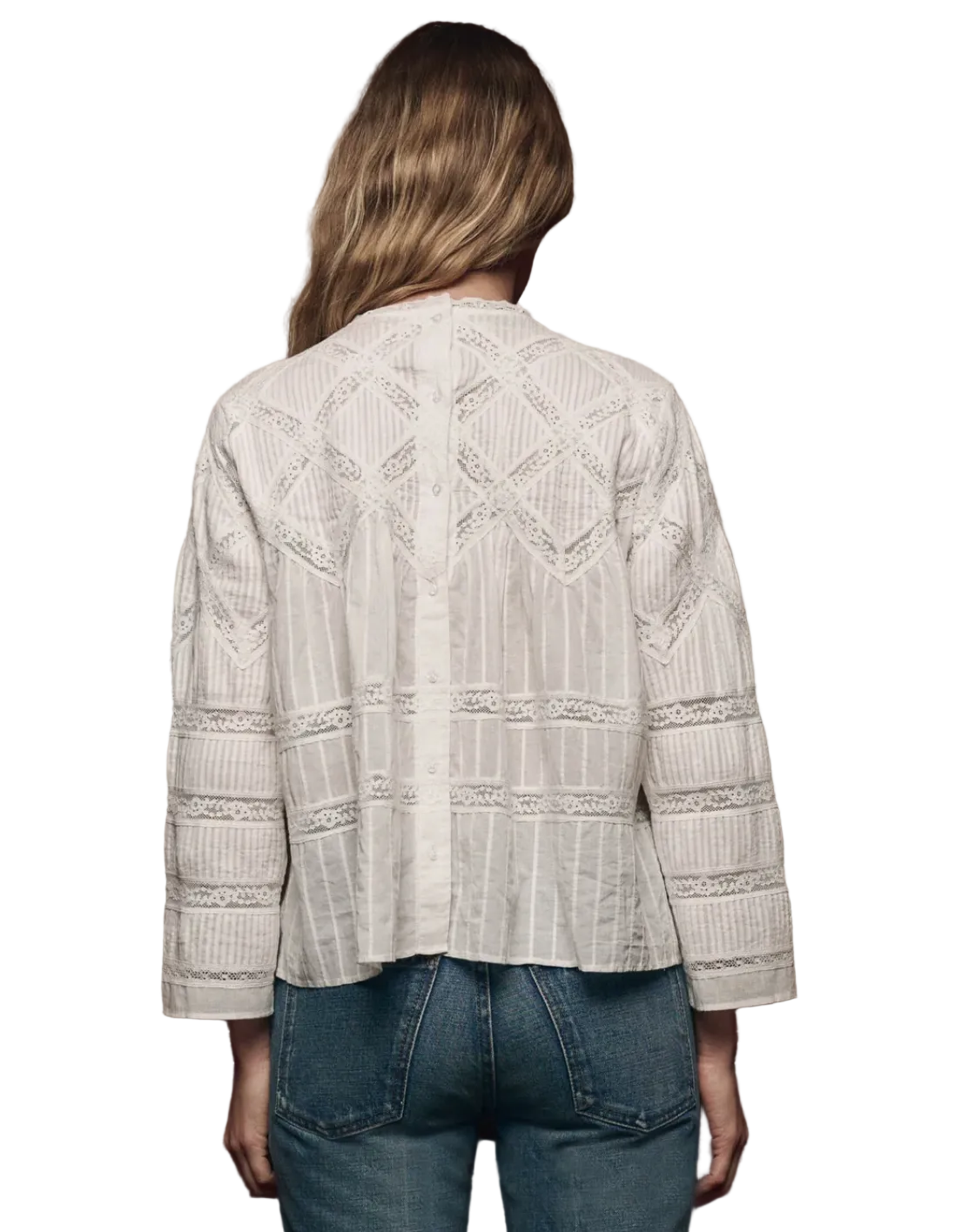 The Great- The Lattice Lace Victorian Top