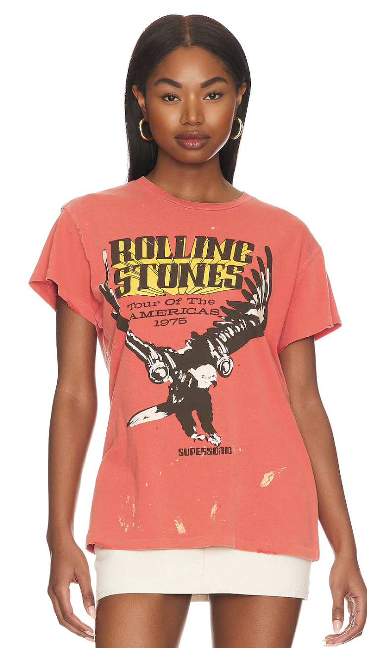 Madeworn-Rolling Stones Crop Tee