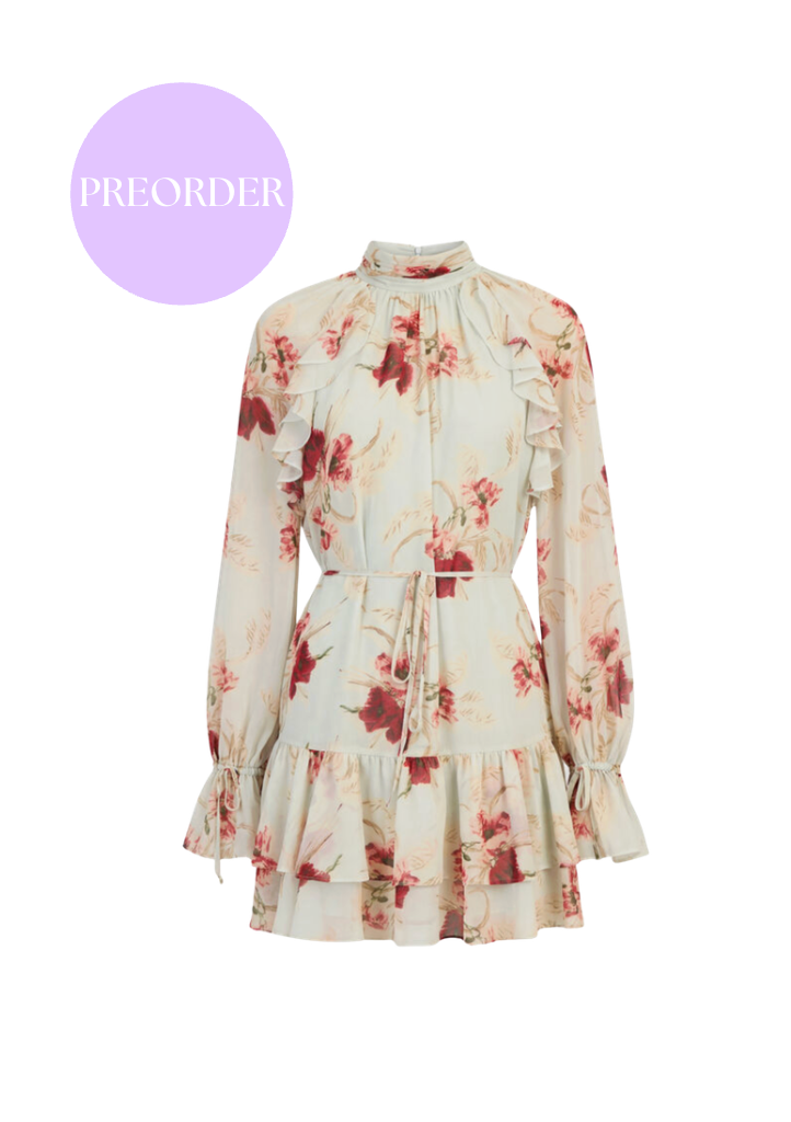 Cinq á Sept- Wilted Poppy Sylviane Dress