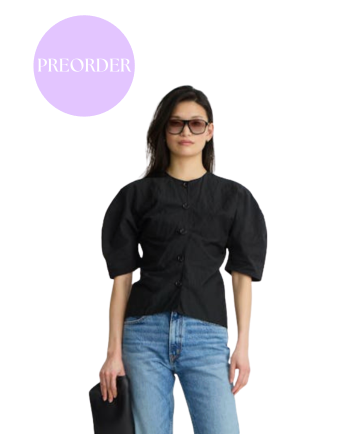 Apiece Apart- Noor Button Front Top