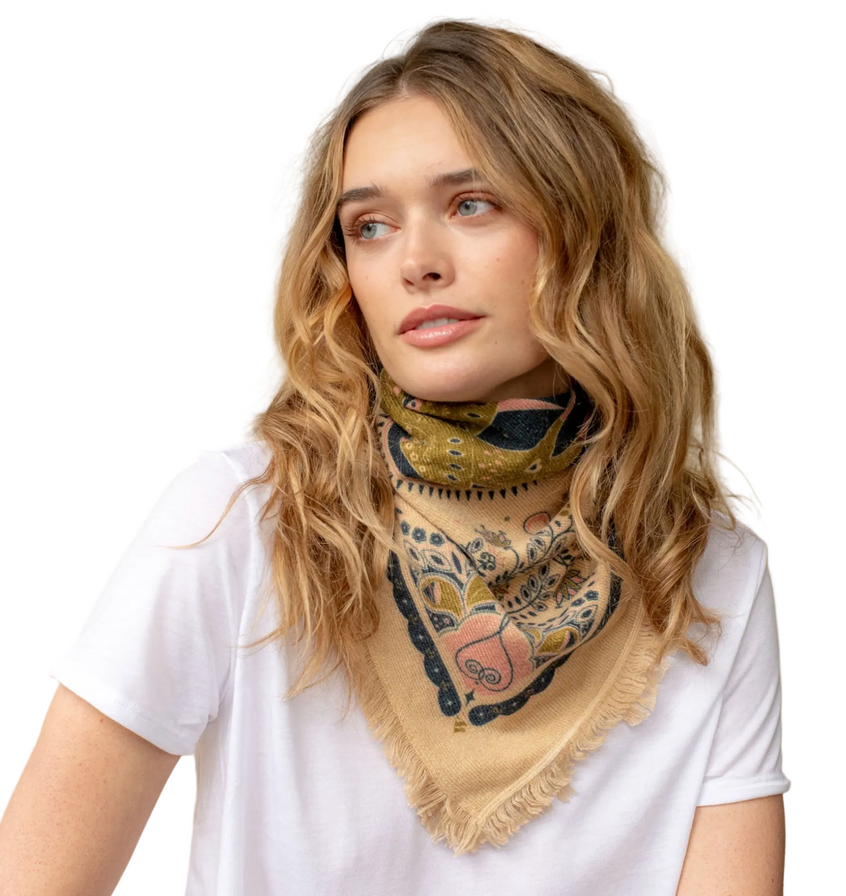 Freya- Mini Cashmere Bandana